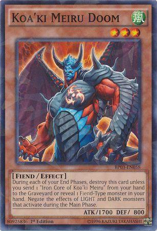 Koa'ki Meiru Doom [Shatterfoil Rare 1st Edition] BP03-EN058