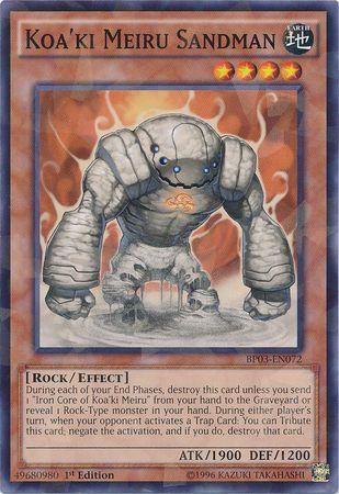 Koa'ki Meiru Sandman [Shatterfoil Rare 1st Edition] BP03-EN072