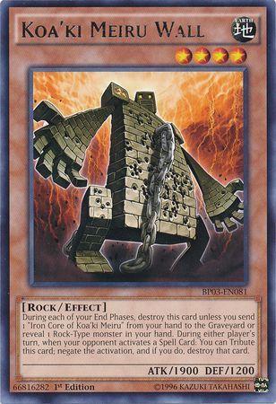 Koa'ki Meiru Wall [1st Edition] BP03-EN081