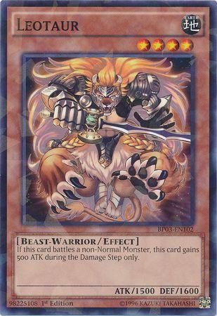 Leotaur [Shatterfoil Rare 1st Edition] BP03-EN102