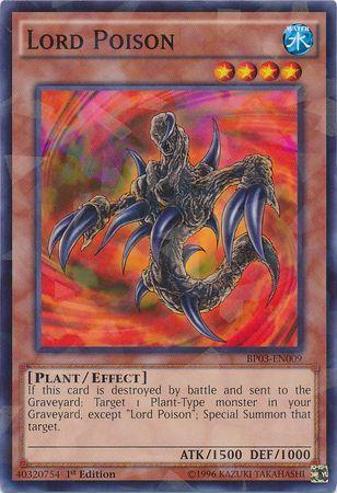 Lord Poison [Shatterfoil Rare 1st Edition] BP03-EN009