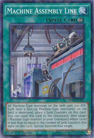 Machine Assembly Line [Shatterfoil Rare 1st Edition] BP03-EN167