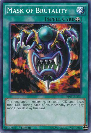 Mask of Brutality [1st Edition] BP03-EN137