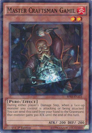 Master Craftsman Gamil?? [Shatterfoil Rare 1st Edition] BP03-EN115