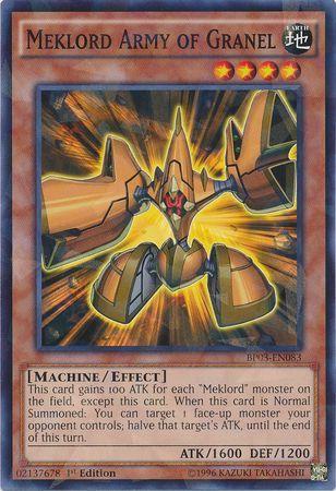 Meklord Army of Granel [Shatterfoil Rare 1st Edition] BP03-EN083