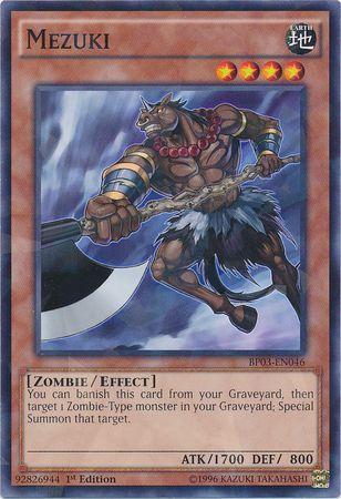 Mezuki [Shatterfoil Rare 1st Edition] BP03-EN046