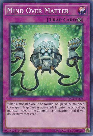 Mind Over Matter [Shatterfoil Rare 1st Edition] BP03-EN209