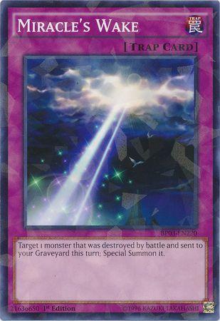 Miracle's Wake [Shatterfoil Rare 1st Edition] BP03-EN220