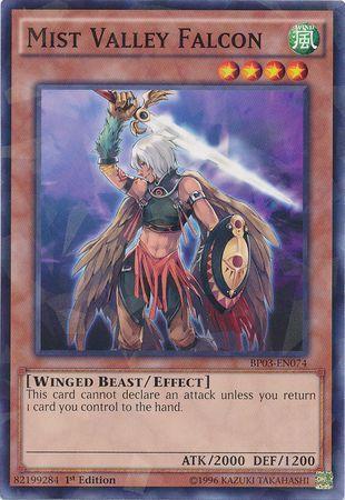 Mist Valley Falcon [Shatterfoil Rare 1st Edition] BP03-EN074