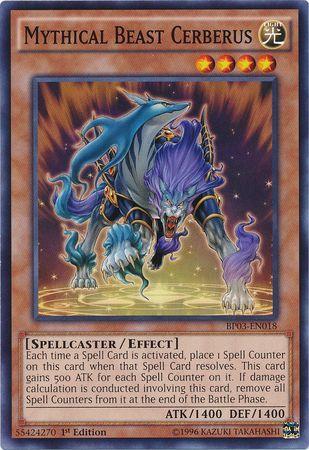 Mythical Beast Cerberus [1st Edition] BP03-EN018