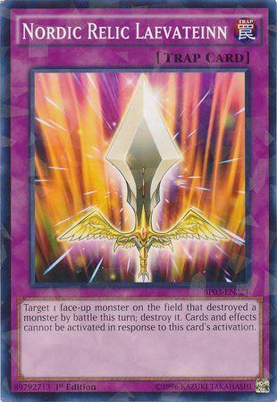 Nordic Relic Laevateinn [Shatterfoil Rare 1st Edition] BP03-EN221