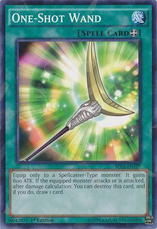 One-Shot Wand [Shatterfoil Rare 1st Edition] BP03-EN179