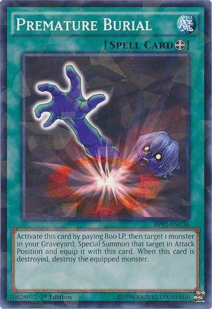 Premature Burial [Shatterfoil Rare 1st Edition] BP03-EN136
