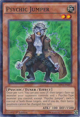 Psychic Jumper [Shatterfoil Rare 1st Edition] BP03-EN051