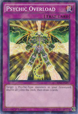 Psychic Overload [Shatterfoil Rare 1st Edition] BP03-EN207