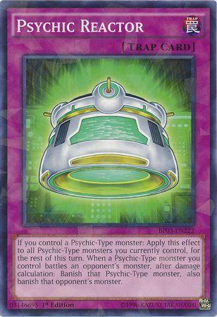 Psychic Reactor [Shatterfoil Rare 1st Edition] BP03-EN222