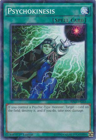 Psychokinesis [Shatterfoil Rare 1st Edition] BP03-EN161