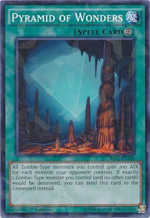 Pyramid of Wonders [Shatterfoil Rare 1st Edition] BP03-EN168