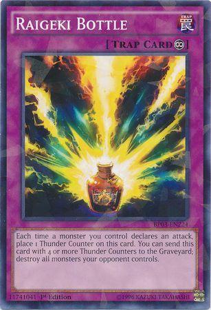 Raigeki Bottle [Shatterfoil Rare 1st Edition] BP03-EN224