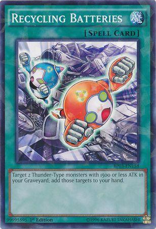 Recycling Batteries [Shatterfoil Rare 1st Edition] BP03-EN158
