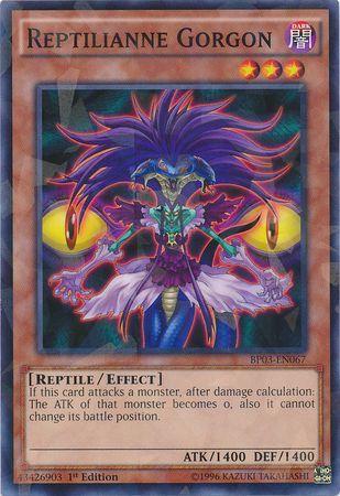 Reptilianne Gorgon [Shatterfoil Rare 1st Edition] BP03-EN067