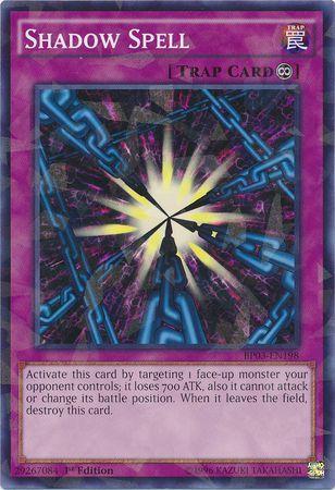 Shadow Spell [Shatterfoil Rare 1st Edition] BP03-EN198