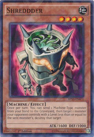 Shreddder [Shatterfoil Rare 1st Edition] BP03-EN071