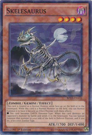 Skelesaurus [Shatterfoil Rare 1st Edition] BP03-EN108