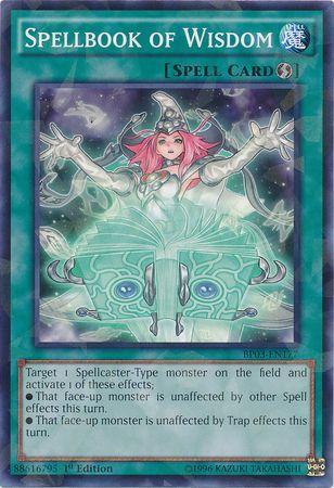 Spellbook of Wisdom [Shatterfoil Rare 1st Edition] BP03-EN177