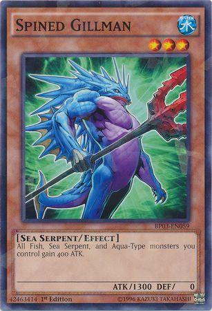 Spined Gillman [Shatterfoil Rare 1st Edition] BP03-EN059