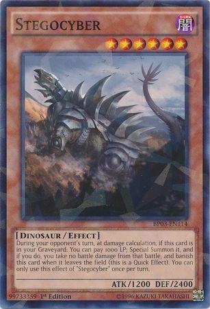 Stegocyber [Shatterfoil Rare 1st Edition] BP03-EN114