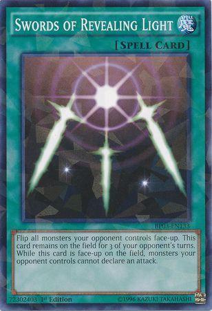 Swords of Revealing Light [Shatterfoil Rare 1st Edition] BP03-EN133