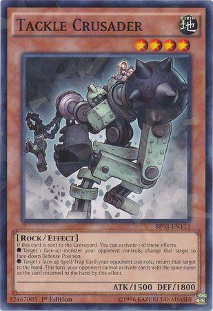 Tackle Crusader [Shatterfoil Rare 1st Edition] BP03-EN113
