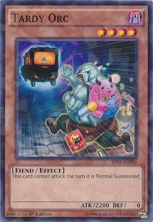 Tardy Orc [Shatterfoil Rare 1st Edition] BP03-EN096