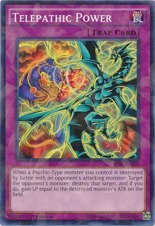 Telepathic Power [Shatterfoil Rare 1st Edition] BP03-EN208