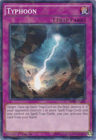 Typhoon [Shatterfoil Rare 1st Edition] BP03-EN235