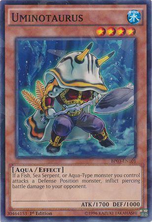 Uminotaurus [Shatterfoil Rare 1st Edition] BP03-EN101