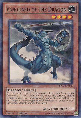 Vanguard of the Dragon [Shatterfoil Rare 1st Edition] BP03-EN060