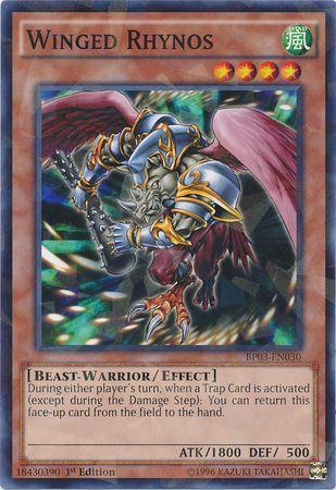 Winged Rhynos [Shatterfoil Rare 1st Edition] BP03-EN030