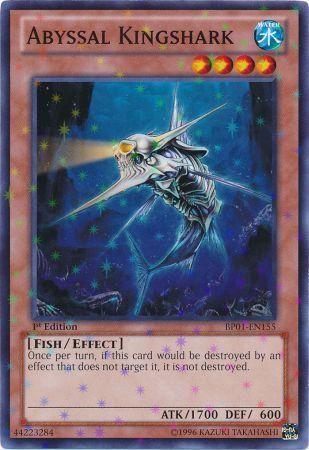 Abyssal Kingshark [Starfoil Rare 1st Edition] BP01-EN155