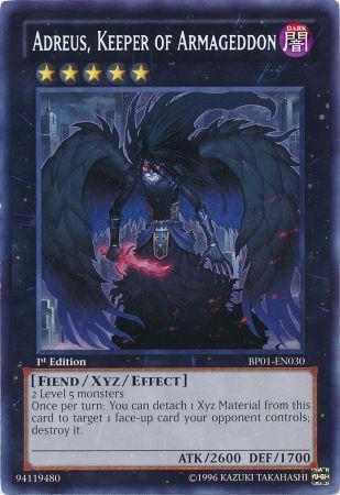 Adreus, Keeper of Armageddon [1st Edition] BP01-EN030
