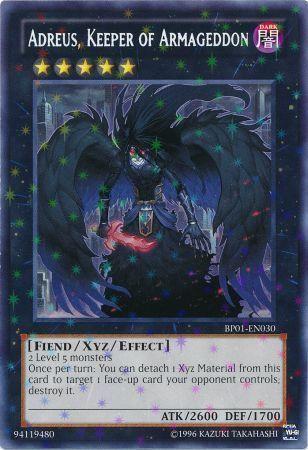 Adreus, Keeper of Armageddon [Starfoil Rare] BP01-EN030