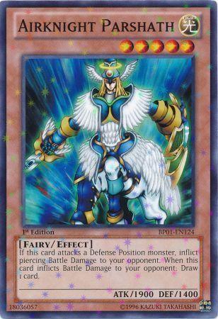 Airknight Parshath [Starfoil Rare 1st Edition] BP01-EN124