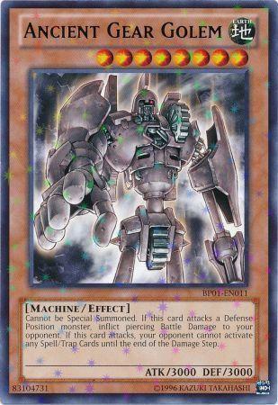 Ancient Gear Golem [Starfoil Rare] BP01-EN011