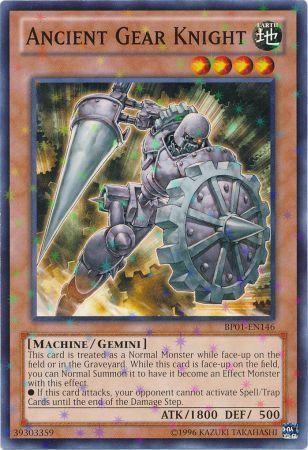 Ancient Gear Knight [Starfoil Rare] BP01-EN146