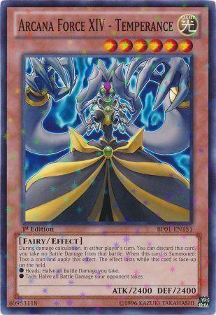 Arcana Force XIV - Temperance [Starfoil Rare 1st Edition] BP01-EN151