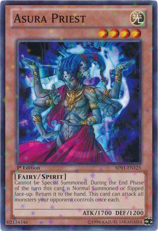 Asura Priest [Starfoil Rare 1st Edition] BP01-EN125