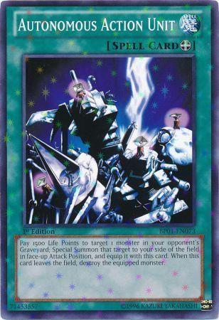 Autonomous Action Unit [Starfoil Rare 1st Edition] BP01-EN073