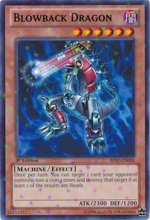 Blowback Dragon [Starfoil Rare 1st Edition] BP01-EN008
