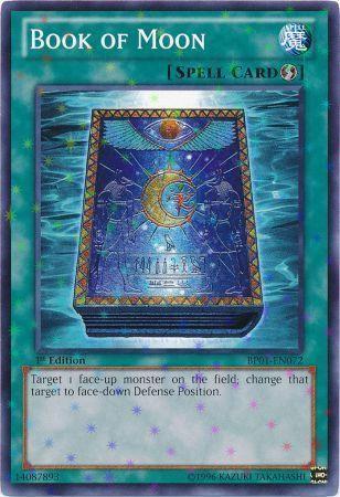 Book of Moon [Starfoil Rare 1st Edition] BP01-EN072